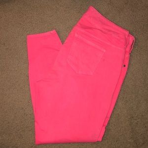 Hot PINK Torrid Jeans size 20 Regular